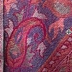 Women's Paisley Fuchsia/Grey Pashmina Scarf Shawl 74" x 28" Photo 11