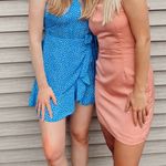 Hello Molly Blue and white Wrap Dress Photo 6