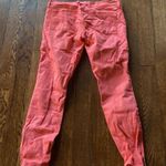 Lucky Brand  Coral Pink Charlie Super Skinny Jeans SIZE 10/30 Photo 5