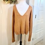 Free People  Gossamer Alpaca Wool Blend Oversized Sweater Terracotta Sz M 🧡 Photo 11