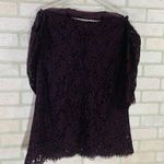 Cupcakes and Cashmere Adalira Off The Shoulder Lace Dress in Aubergine Size 2 Photo 7
