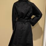 Wool Trench Coat Winter Jacket Parka Bomber Office Coat Wool Jacket Fall Long Jacket Black Photo 2