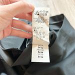 Moschino  Women's Vintage Black Pleated Puff Sleeve Button Up Blazer Dress Size 8 Photo 8