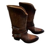 FREEBIRD by Steven Pikes Wrap Strap Boots, Sz 6 Photo 2