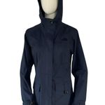 The North Face Carlie HyVent Navy Hooded Rain Jacket Women’s Small Waterproof Photo 6