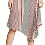 Joie  Silk Stripe Midi Skirt Photo 1