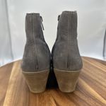 Frye Judith Seam Bootie Ankle Boots Gray Leather Western Festival Women's 7.5M Photo 1