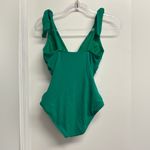 Ellen Tracy  Emerald Ruched One Piece Swimsuit Photo 1