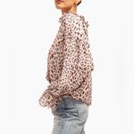 Equipment  Farah Cheetah Keyhole Blouse | NWT | Small Photo 1