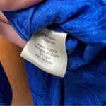 NEW Ronny Kobo Bernice Satin Blue Long Sleeve Faux Wrap Midi Dress Large L NWT Photo 11