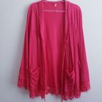 Free People Lace Hem Wrap Robe Photo 0