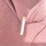 margaret o'leary  Size Small Burgundy‎ Mock Neck Cold Shoulder Sweater Knit Photo 3