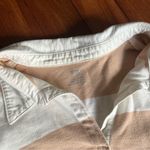 Aerie  White and Tan Striped Long Sleeve Tee cropped Photo 2