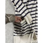 Madewell White Striped Open Cardigan Sweater Sz Xs - Women’s Very Light Weight Photo 4