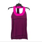 Lululemon Paris Hyper Stripe Glo Light Energy Tank Top Pink Photo 4