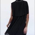 ZARA  COMBINED PLEATED WRAP BLAZER DRESS BLACK Size S NEW Photo 3