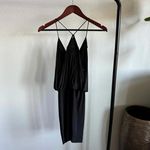 ✨SALE Misa Los Angeles Black Domino Spaghetti Strap Mini Dress Size S NWT Photo 6