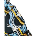 Nine West  Wrap Silky Cropped Shirt Blouse SMALL Romantic Colorful Chic NWT‎ Photo 3