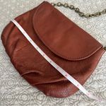 Margot New York Brown Leather Crossbody Bag Brass Chain Card Slots Photo 11
