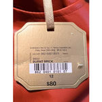 Ryegrass‎ Faux Leather Skirt Size 12 NWT Unique Pattern 22" Long x 17" Waist Orange Photo 3