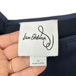 Sam Edelman Size 12 Navy Blue Satin Slip Midi Dress Adjustable Straps Cocktail Photo 6