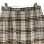 Vtg Cricketeer Plaid Wool Skirt Womens 8 High Waist A Photo 1