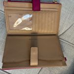 Anne Klein Magenta Horsebit Large Wristlet Wallet – Like New Photo 6