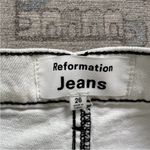 Reformation  Anna Patch Denim Mini Skirt Photo 5