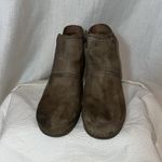 Dansko  ankle leather boot, metallic green and suede size 40 Photo 3