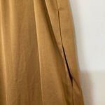 Open Edit  Women’s Gold Wide Leg Satin Pants Size Large Photo 2