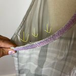 Free People Run with Me Plaid Grey Mini Dress Photo 5