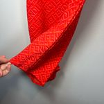 Skims X Fendi Women's Sleeveless Mid Thigh Bodysuit Georgia Orange Stretch Sz XS Photo 5