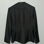 Alex Marie Gray Shimmer 3 Button Blazer w Shawl Collar Women’s Size 8 Lined Photo 4