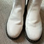Dr. Martens  White Leather Chelsea Boots Photo 1