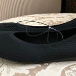 GU (Uniqlo) Washable Knitted Square Toe Shoes in Black Size 8.5 Photo 1