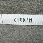 Cherish  olive green 3/4 length sleeve sweatshirt tunic size large Photo 4