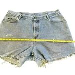 Lee VTG 90s Y2K Denim Cutoff Shorts 38” Waist ACTUAL Relaxed Western Grunge Photo 5