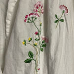 Anthropologie  linen embroidered blazer Photo 6