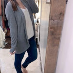 Ella Moss  grey knit cardigan size medium Photo 1