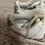 Nike Court Vision Low 11 Sneakers White Desert Sand Leopard Print- Size 7.5 Photo 5
