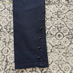 Mavi high rise shimmer grommets skinny ankle jeans size 27 dark blue Photo 2