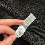 Marine layer  Quebec Sherpa Jacket Faux Suede Fuzzy Shearling Boxy Black medium Photo 7