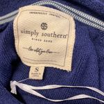 Simply Southern pullover blouse crewneck long sleeve terry cloth size large NWOT Photo 6