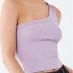 Urban Outfitters  Rib-Knit One-Shoulder Tank Top Photo 0