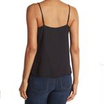 Melrose and Market Black Lace Inset Layering Cami Tank Top Size XSMALL NWT Photo 1