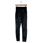 Joie  Black Faux Leather Smocked Waist Pants High Rise Slim Fit Women Size SP Photo 3