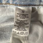 Aeropostale SZ 10 Mom Jeans Distressed Rips Hi-Rise Light Wash Zip-Fly Pockets Photo 9