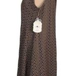 Altar'd State Womens Slip Dress Lace Crochet Lined Sleeveless Brown Medium Photo 6