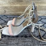 Dolce Vita Woman's 9.5 Peach High Heel Sandals Ankle Straps Dressy 3.5" Heel Photo 5