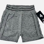 FourLaps Women's Size XL Aero Seamless Short 3" Grey Heather Gym Workout Lift‎ Gray Photo 0